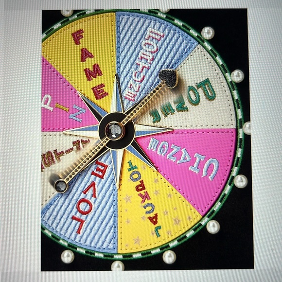 🎲  KATE SPADE FORTUNE FAVORS EMBELLISHED 3D TOP-HANDLE CROSSBODY 🎲 NWT 🎲 - Picture 6 of 16